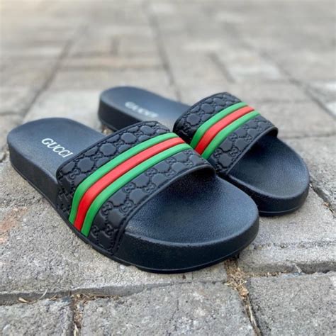 chinelo slide gucci feminino|chinelos gucci.